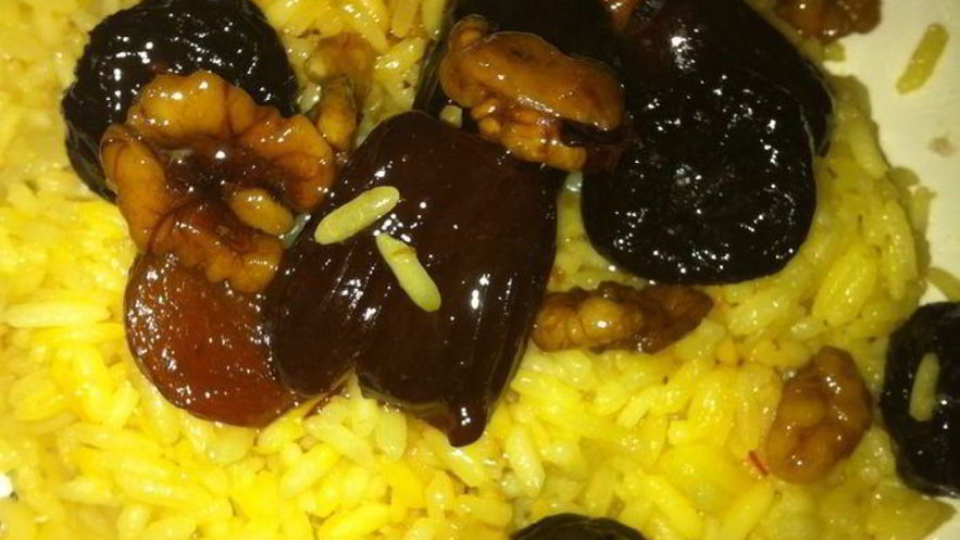 Рецепт плова с сухофруктами