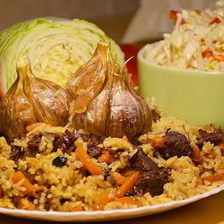 Рецепт Плова узбекского с говядиной в мультиварке