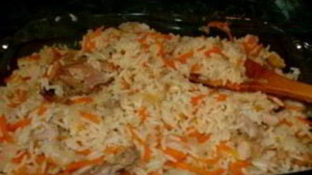 Рецепт плова в духовке с курицей