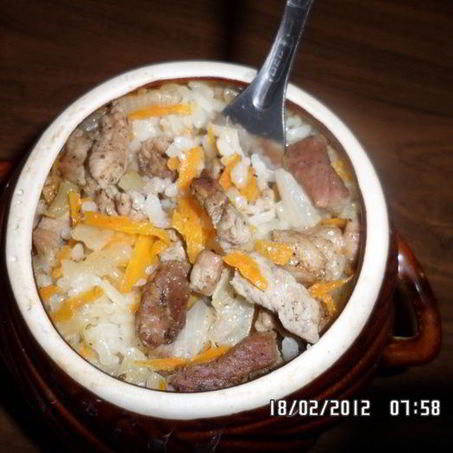 Рецепт Плова в горшочках