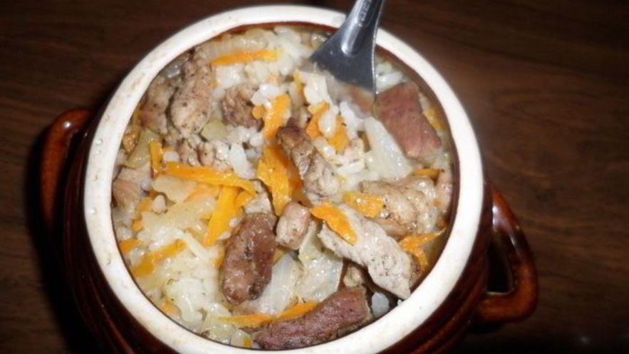 Рецепт плова в горшочках