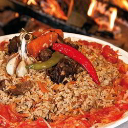 Рецепт Плова в казане на плите