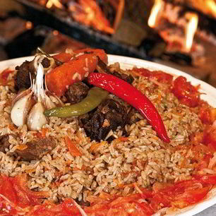 Рецепт Плова в казане на плите