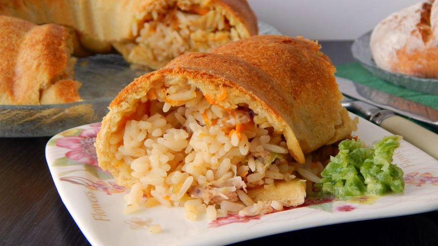 Рецепт плова в тесте