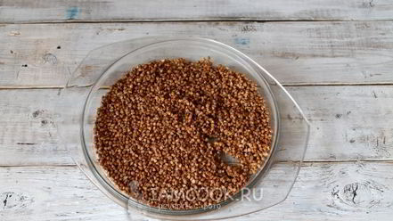 Рецепт постного плова из гречки с опятами