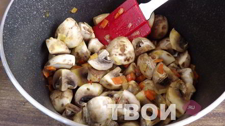 Рецепт постного плова с грибами