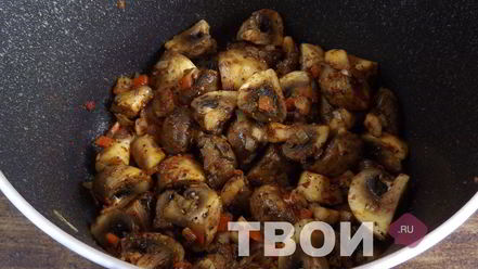 Рецепт постного плова с грибами