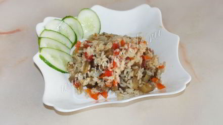 Рецепт турецкого плова с баклажанами