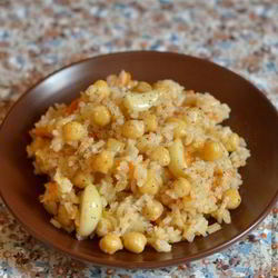 Рецепт Вегетарианского плова с нутом