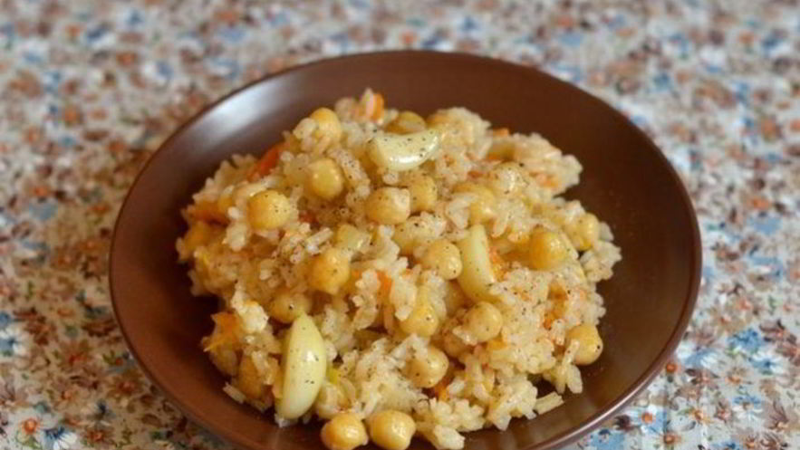 Рецепт вегетарианского плова с нутом