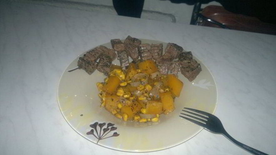 Рецепт быстрого рагу из тыквы и кукурузы и говядина тушеная в прованских травах