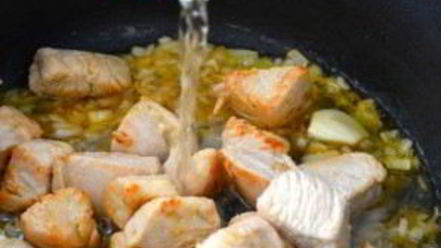 Рецепт фрикасе из индейки