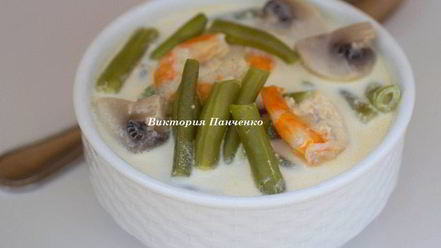 Рецепт фрикасе из креветок