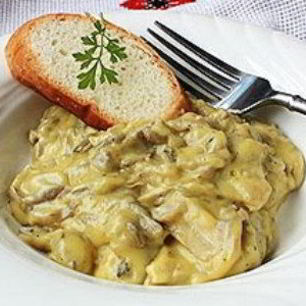 Рецепт Фрикасе с грибами