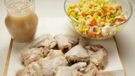 Рецепт фрикасе в винном соусе