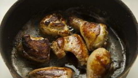 Рецепт фрикасе в винном соусе