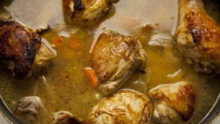 Рецепт фрикасе в винном соусе