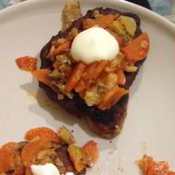 Рецепт Гречневых оладушек с овощным рагу