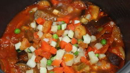 Рецепт итальянского овощного рагу