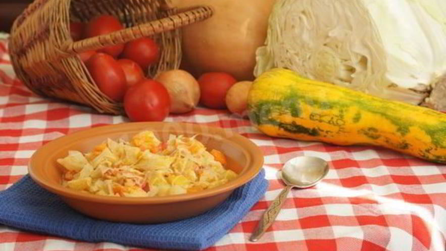 Рецепт кабачков с картошкой помидорами