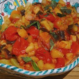 Рецепт Капонаты с кабачком и картофелем