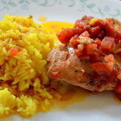 Рецепт Куриного фрикасе на винном уксусе