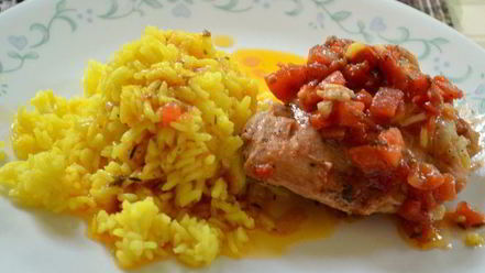 Рецепт куриного фрикасе на винном уксусе