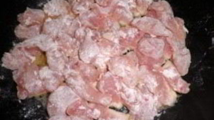 Рецепт куриного фрикасе в сливочном соусе