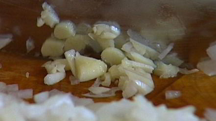 Рецепт макарон с мясом и овощным рагу