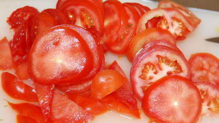 Рецепт мясного рагу с баклажанами, перцем и помидорами