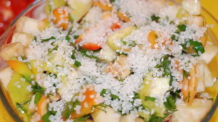 Рецепт мясного рагу с баклажанами, перцем и помидорами