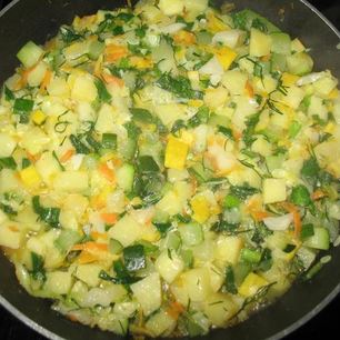 Рецепт Овощного рагу Краски лета