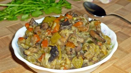 Рецепт Овощного рагу с грибами