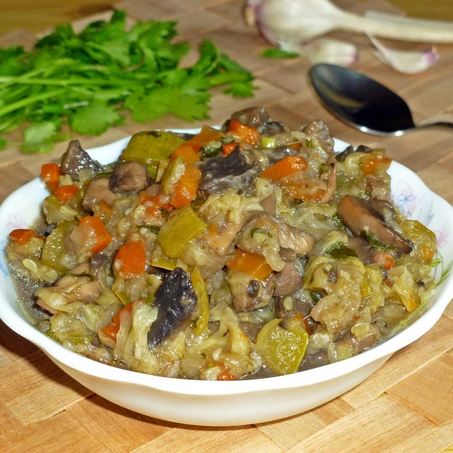 Рецепт Овощного рагу с грибами