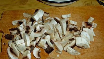 Рецепт овощного рагу с грибами