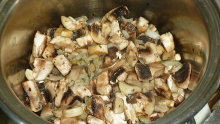 Рецепт овощного рагу с грибами