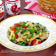 Рецепт Овощного рагу с курицей в мультиварке