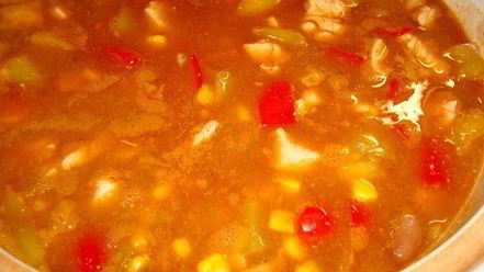 Рецепт овощного рагу с курочкой