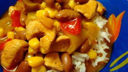 Рецепт овощного рагу с курочкой