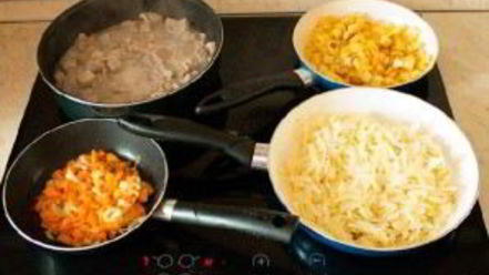 Рецепт овощного рагу с мясом и картошкой