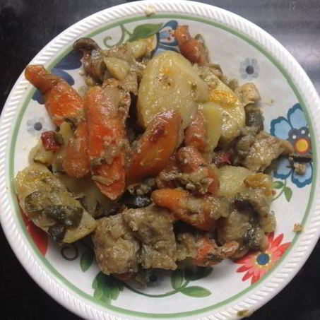 Рецепт Овощного рагу с рыбой
