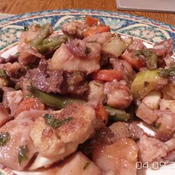 Рецепт Овощного рагу с телятиной