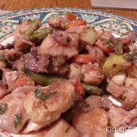 Рецепт Овощного рагу с телятиной