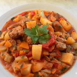 Рецепт Овощного рагу со свининой и кабачками