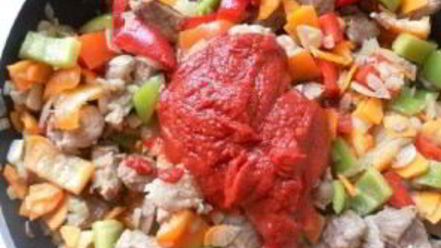 Рецепт овощного рагу со свининой и кабачками