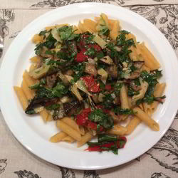 Рецепт Пенне с овощным рагу