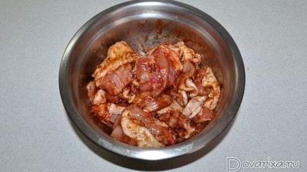 Рецепт пикантного рагу из курицы