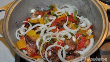 Рецепт пикантного рагу из курицы