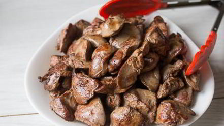 Рецепт рагу из ассорти куриных потрошков