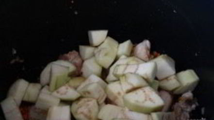 Рецепт рагу из баклажанов с курицей